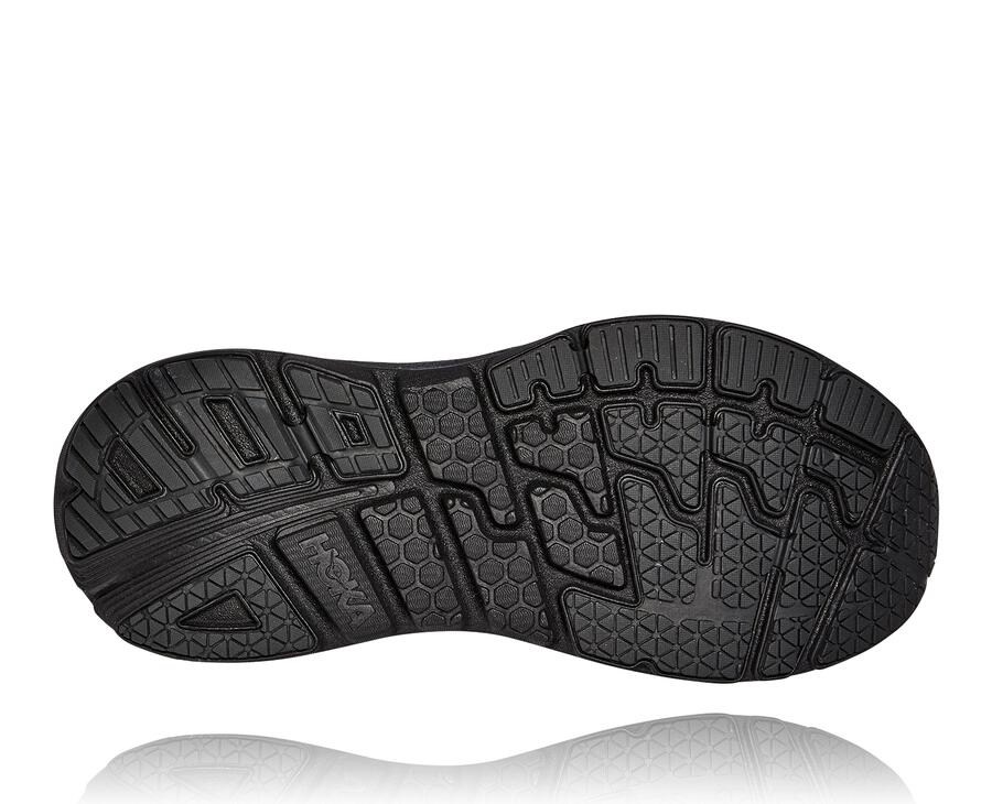 Hoka One One Mens Running Shoes - Bondi L - Black - HUWL64935